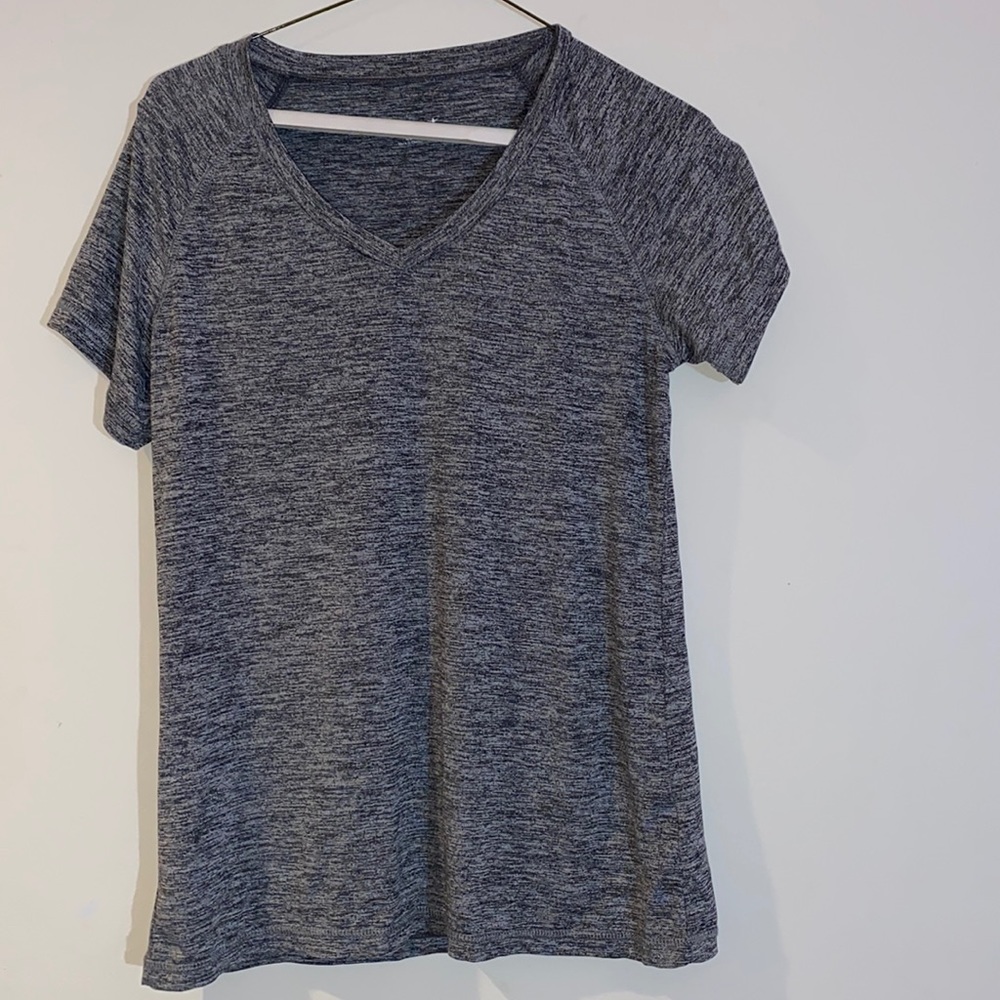 cute grey workout tee